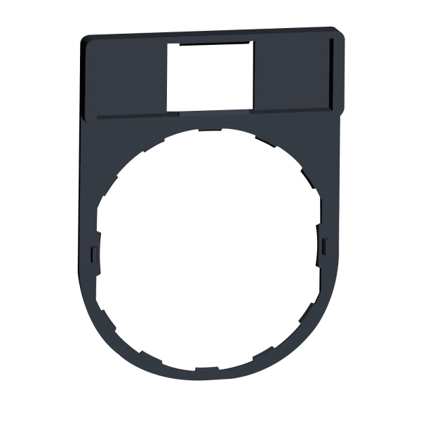 Schildträger 30x40mm o. Schild, für Ø 22 Geräte – ZBZ32