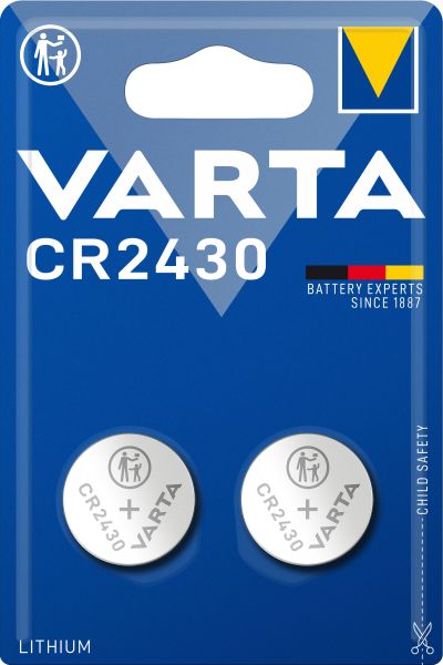 Knopfzelle Electronics Lithium CR2430 3V 1Bli=2Stk – 6430101402