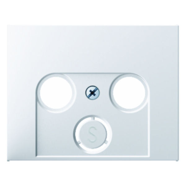 K.1 Zentralstück für Antennendose polarweiß – 12017019