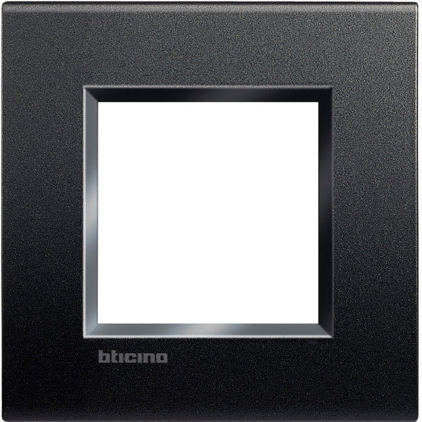 Abdeckrahmen LIVINGLIGHT: 1-fach, 2 Module, Farbe: Anthrazit – LNA4802AR