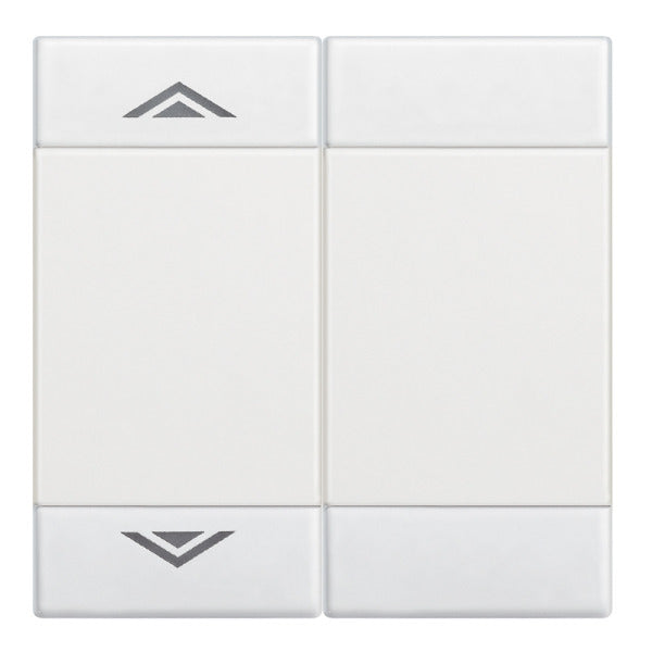 MyHOME-Wippe mit Symbol ''Auf/Ab'' für LIVINGLIGHT, 2-modulig, Farbe: Weiß – N4911M2AHN