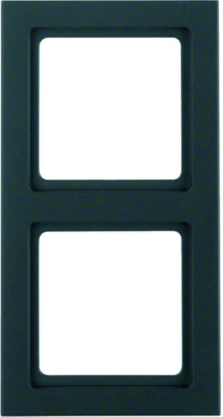 Q.3 Rahmen 2fach schwarz matt, lackiert – 10126095