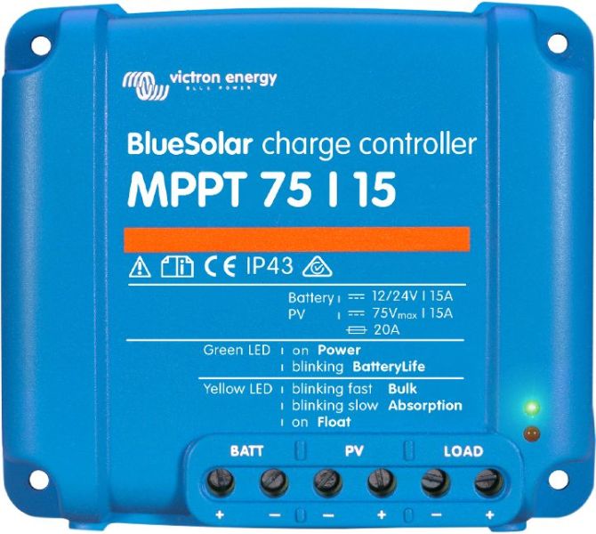 Solarladeregler MPPT Victron BlueSolar MPPT 75/15 – SCC010015050R
