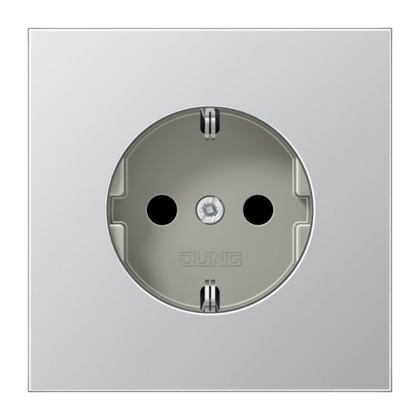 SCHUKOSteckdose, 16 A 250V ~, Serie LS, Aluminium – AL1520