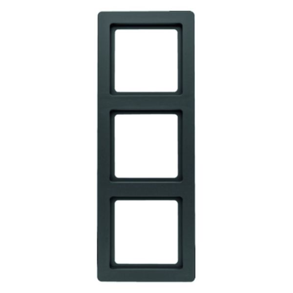 Q.1 Rahmen 3fach schwarz matt, lackiert – 10136085