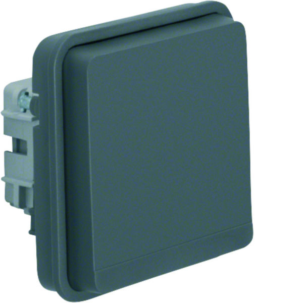 W.1 SSD Einsatz Ap/Up & erh. Berührungschutz, grau matt – 47063515