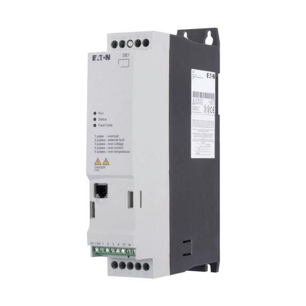 Drehzahlstarter, Bemessungsbetriebsspannung 230 V AC, 1-phasig, Ie 7 A, 1.5 kW, 2 HP, Funkentstörfilter – 180654