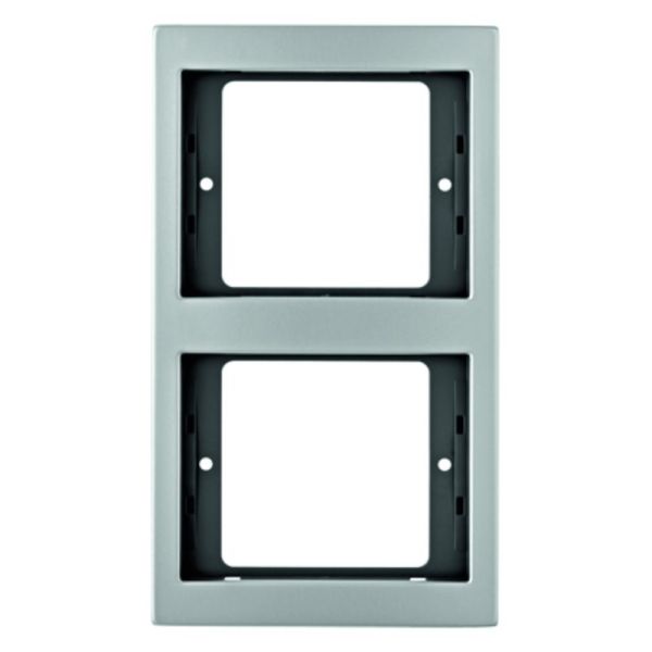 K.5 Rahmen 2fach senkrecht Aluminium – 13237003