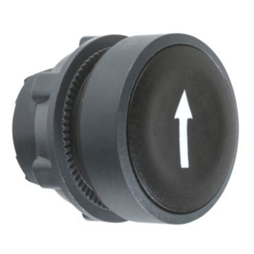 Drucktaster Frontelement XB5, Kunststoff, 22mm, schwarz, Pfeil unten, tastend – ZB5AA335
