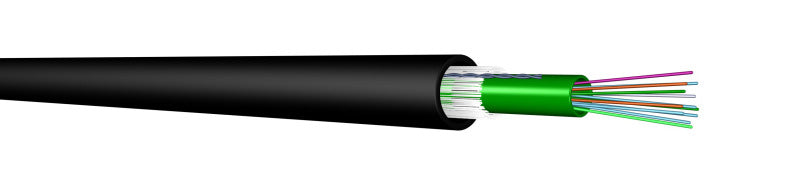 LWL Kabel Singlemode A-DQ(ZN)B2Y 24E9/125µm OS2 PE 3kN Schnittlänge