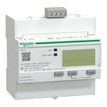 Energiezähler iEM3150, 3-ph, 63A, erweit.Messfunktion, Modbus, – A9MEM3150