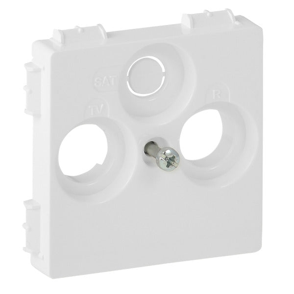 LEGRAND Valena Life Abdeckung für TV+R-SAT (30mm Hirschmann). Farbe: Ultraweiß – 754800