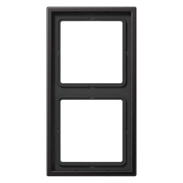 Rahmen 2fach, Aluminium lackiert, LS990, dark (lackiertes Aluminium) – AL2982D