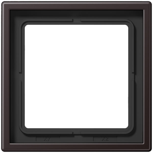Rahmen 1fach, Aluminium lackiert, LS990, dark (lackiertes Aluminium) – AL2981D