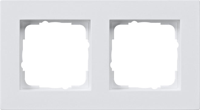 Abdeckrahmen 2f flach Gira E2 Reinweiß m – 0212225