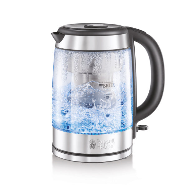 Wasserkocher 2200W 1.5L kabellos edelstahl-schwarz-Glas – 23165016004