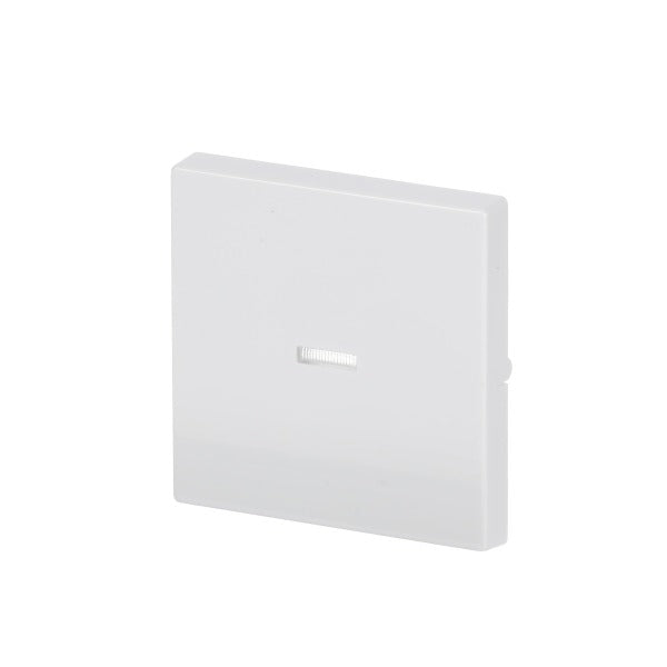Wippe 1-fach mit kleiner transparenter Kalotte studioweiß - Plattform 63 – 2CKA001751A3150
