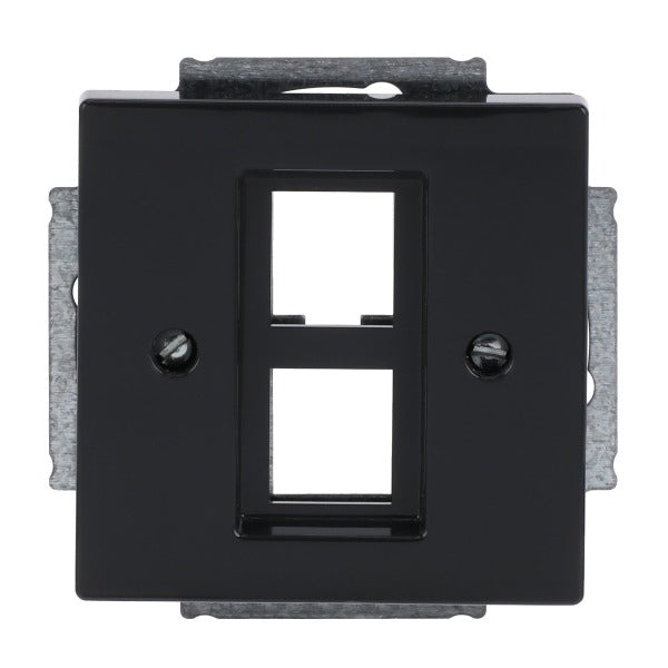 Zentralscheibe Modular-Jack-Einsatz 2-fach anthrazit - Plattform 63 – 2CKA001753A0317