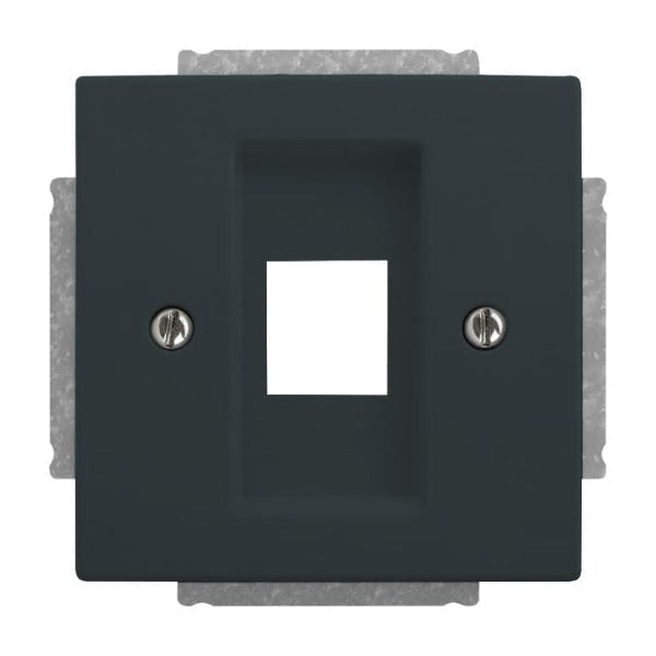 Zentralscheibe Modular-Jack-Einsatz 1-fach anthrazit - Plattform 63 – 2CKA001753A0400
