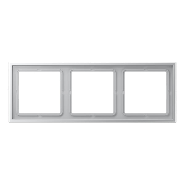 Rahmen 3fach, Thermoplast lackiert, LSZERO, Aluminium – LSZAL983BF