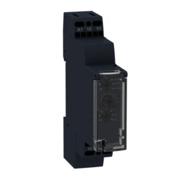 Zeitrelais 10 Funktionen, 0,1 s-100 h, Relais 1 W, 12-240VAC/DC – RE17RMMW