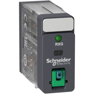 Steckb. Interface-Relais RXG, 2 W, 5 A, 24 VDC, mit LED, mit Prüftaste