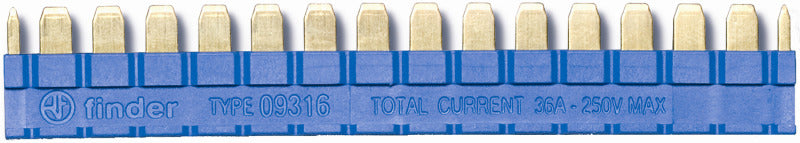 Verbindungsbrücke, blau, für Serie 93/39, 16-polig – 093.16