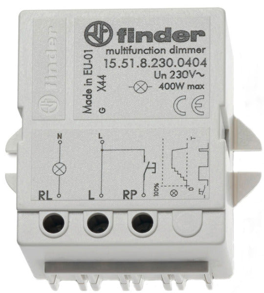 Dimmer für Chassis-/Dosenmontage, dimmt stufenlos, mit Memoryfunktion – 15.51.8.230.0404