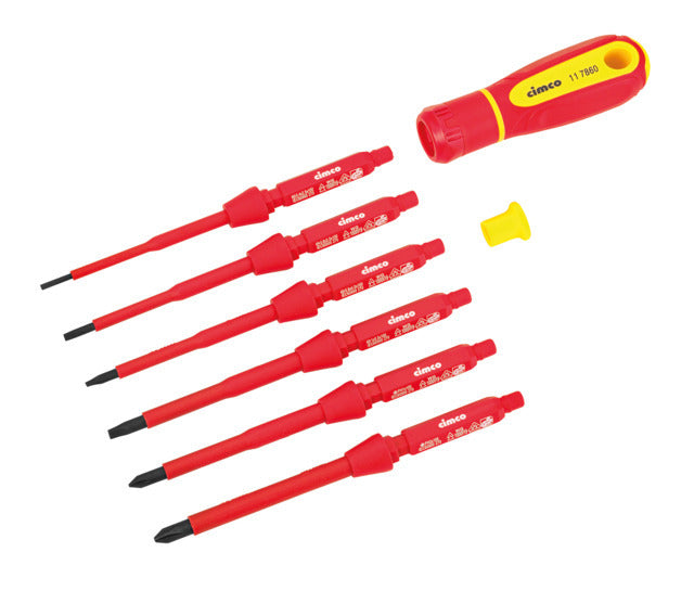 VDE-Schraubendreher-Wechselklingen-Set, 8-teilig – 117860