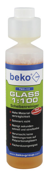 TecLine GLASS 1:100 Scheibenreiniger Konzentrat 250 ml – 299 5 250