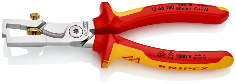 StriX Abisolier-Kabelschere, VDE, 180 mm, Ø15 mm / 50 mm² – 13 66 180