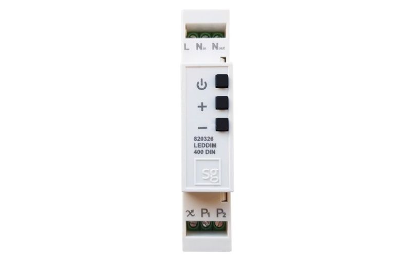 LEDDIM 400 DIN, REG-Dimmer für Hutschiene – 820326