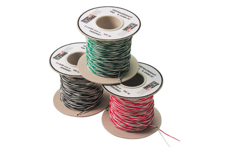 Rangierdraht V83 1x0,5mm 100m-Spule rot – R21095-01-RT