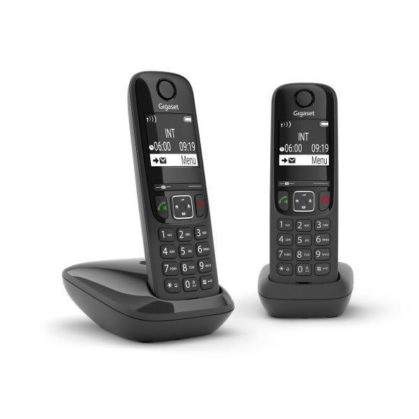 Schnurlostelefon Duo 180h St.by ECO DECT/GAP Frsp. Clip sw – L36852-H2816-C101