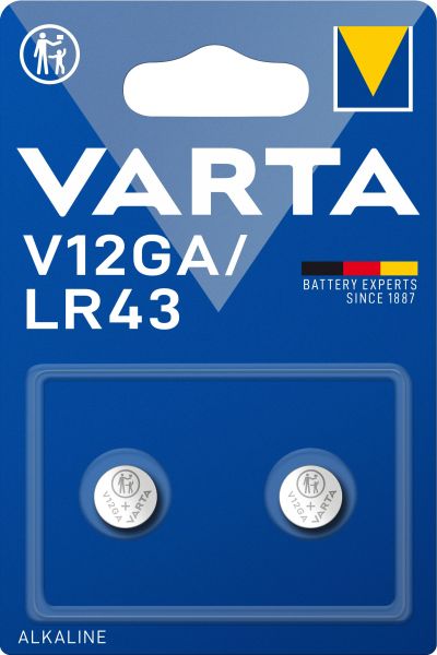 Knopfzelle Electronics Alkaline V12GA 1.5V 1Bli=2Stk – 4278101402
