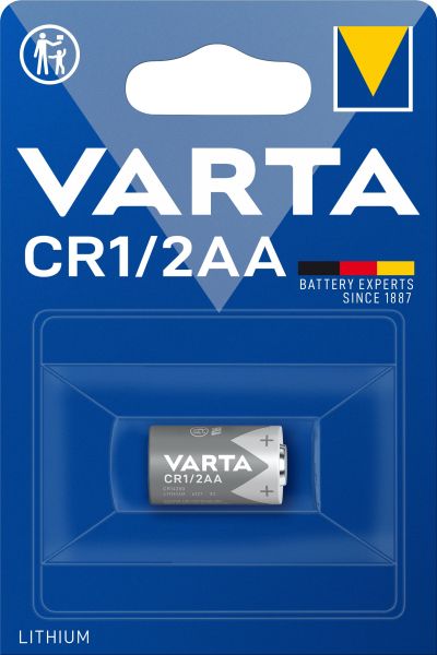 Batterie Electronics Lithium CR1/2AA 1/2AA 3V 1Bli=1Stk – 6127101401