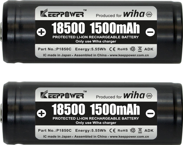 Akku-Set 18500 Li-Ion 2 Stk. in Box
