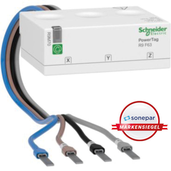 MS! PowerTag Resi9 F63 3P+N Flexkabel, Verbindung mit dem Wiser Hub – R9M70