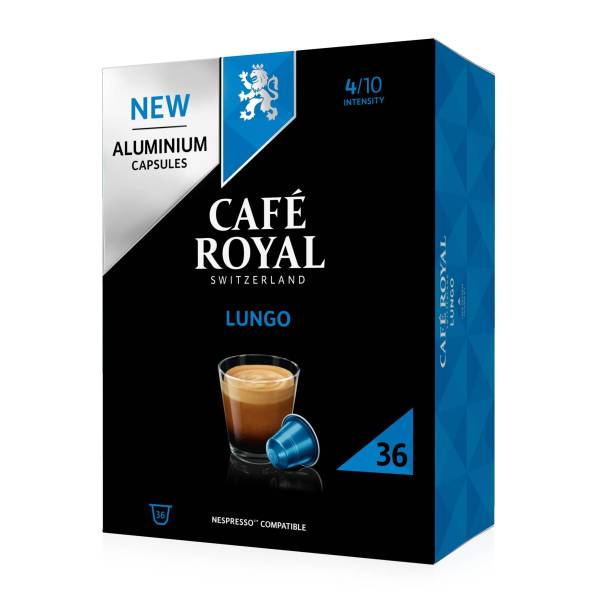 Kaffeekapselbox Alu Lungo (36 Kapseln) geeign.f.Nespressom. – 10165289