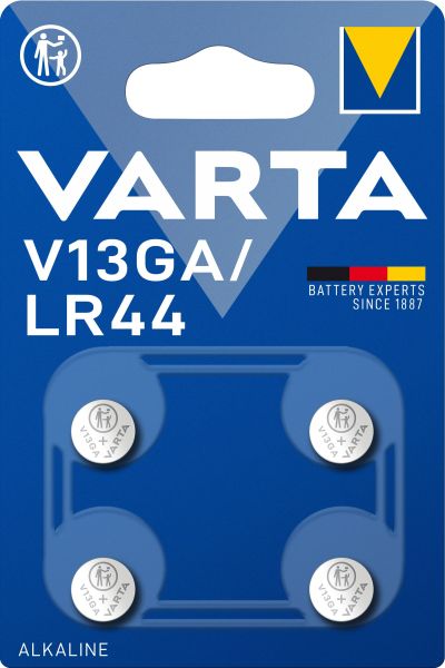 Knopfzelle Electronics Alkaline V13GA/LR44 1.5V 1BLI=4Stk