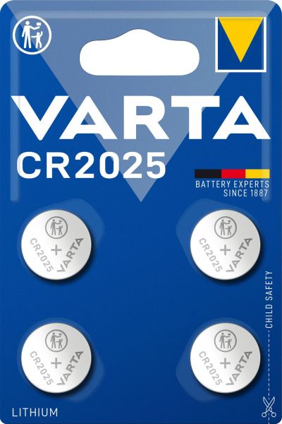 Knopfzelle Electronics Lithium CR2025 3V 1BLI=4Stk – 6025101404