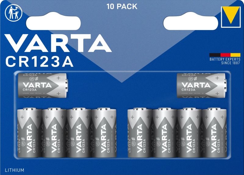 Photobatterie Lithium CR123A/CR17345 3V 1BLI=10Stk – 6205301461