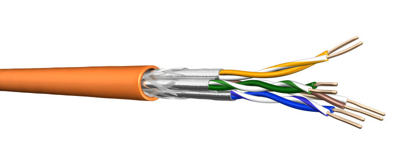 Datenkabel Kat.7 S/FTP 4x2xAWG23/1 LSHF Dca (VPE=100m Ring) Ring 100 m