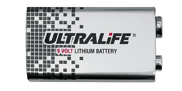 ULTRALIFE, 9V Lithium Blockbatterie 9 Volt, 1200 mA , 6F22 / U9VL-J – 32020