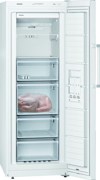 Gefrierschrank 60cm NoFr. 6Fächer 200L E weiß – GS29NVWEP