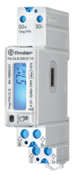 Energiezähler 1Ph. 40A, S0, IR, NFC, MID – 7M.24.8.230.0110