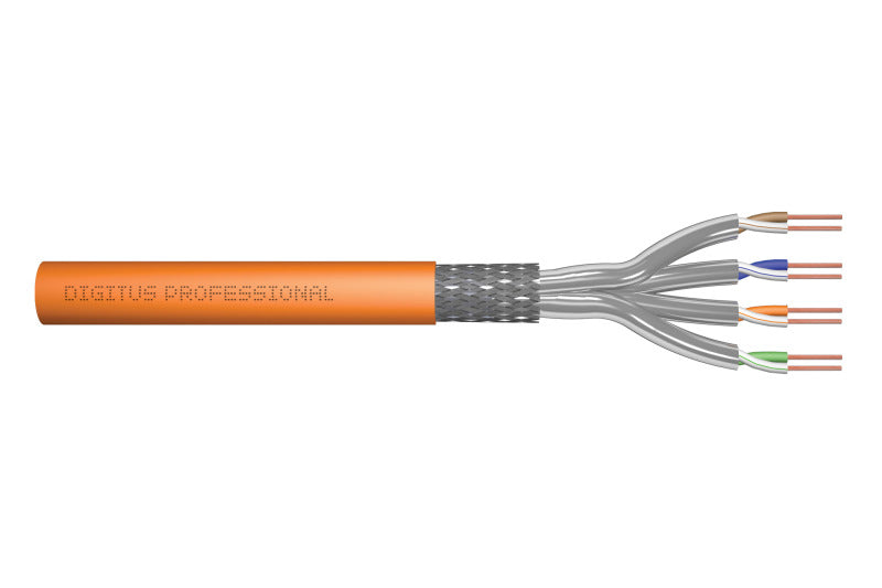 Datenkabel Kat.7 S/FTP 4x2xAWG23/1 LSOH Dca (VPE=100m Ring) – DK-1743-VH-1