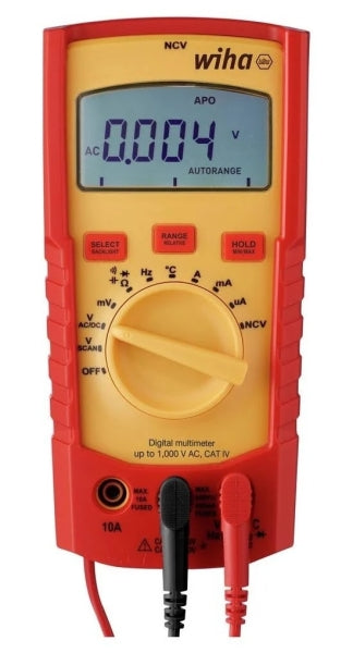 Digitales Multimeter bis 1.000 V AC, CAT IV inkl. 2x AAA-Batterien – 45215