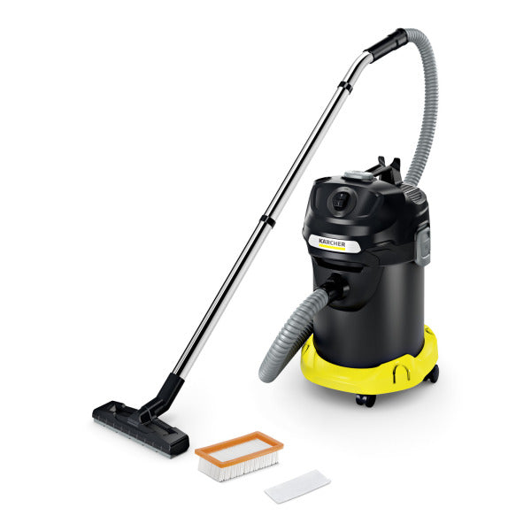 Asche-Trockensauger 600W 1.7m 17l Metallbeh. sw-gelb – 1.629-731