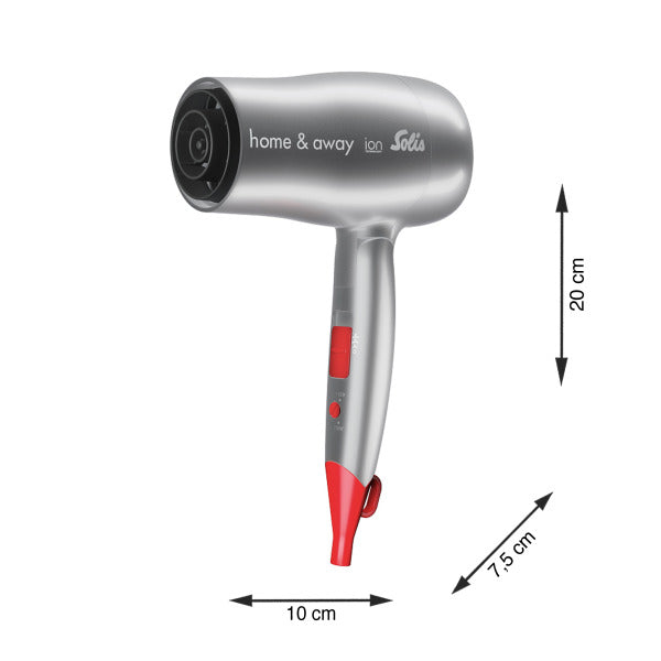 Reisehaarfön 1800W 3Temp-/2Gebl. Ion 1.8m Baby/Care si/rt – 961.71